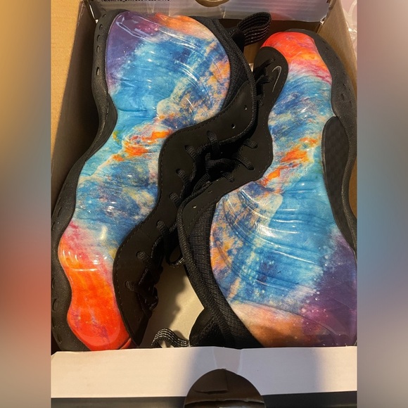 🔥 NIKE AIR FOAMPOSITE One Alternate Galaxy "Big Bang" sneakers 🔥 - Picture 5 of 5